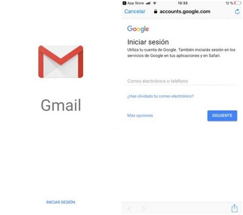 gmail iniciar sesión.